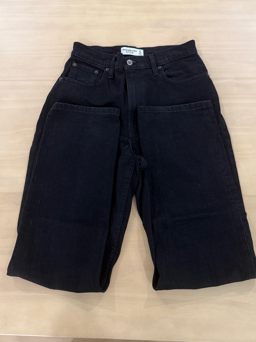 Abercrombie & Fitch High-Rise Black Jeans